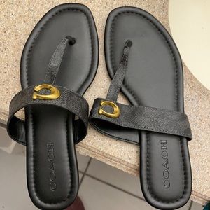 Coach sandals. Wore twice. Basically brand new.